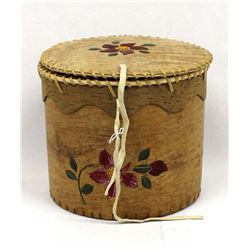 1995 South Slavey Quilled Birch Bark Basket