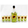 Image 1 : Jalisco Mexico Hand Painted Decanter & Glasses
