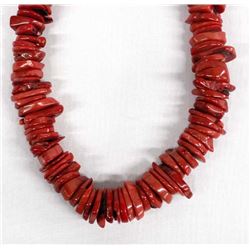 Branch Stacked Coral Choker Necklace