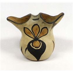 Vintage Santo Domingo Pottery Wedding Vase