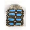 Image 3 : Vintage Navajo Sterling Turquoise Watch Bracelet