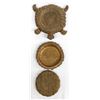 Image 2 : Vintage Carved Wood Turtle with Copper Insert