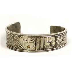 Vintage Native American Sterling Silver Bracelet