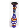 Image 1 : Hand Beaded Metal Vase by Kathy Kills Thunder