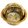 Image 1 : Beautiful Chinese Gold Gilt Porcelain Bowl