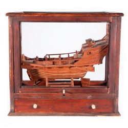 A 19th century Chinese Junk.