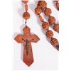 Image 2 : A carved wooden rosary.