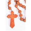 Image 4 : A carved wooden rosary.