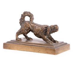 Bronze dog.