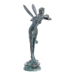 Cast bronze fairy.