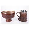 Image 5 : A commemorative mug and a carved bowl.
