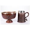 Image 7 : A commemorative mug and a carved bowl.