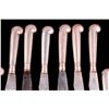 Image 2 : Eight Garrard sterling dinner knives.