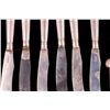 Image 6 : Eight Garrard sterling dinner knives.