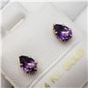 Image 2 : 14K Yellow Gold Amethyst(0.8ct) Earrings, Made in Canada, Suggested Retail Value $300 (Estimated Sel