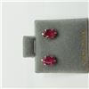 Image 3 : 10K Yellow Gold Natural Burmese Ruby Stud(1.2ct) Earrings, Made in Canada, Suggested Retail Value $3