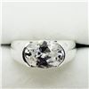 Image 2 : Silver Men'S Cz Ring (~Size 7) (~weight 6g), Suggested Retail Value $240 (Estimated Selling Price fr