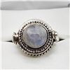 Image 1 : Silver Moonstone Poison Ring (~weight 10g), Suggested Retail Value $440 (Estimated Selling Price fro