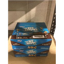 Rice Krispies Double Chocolate Chunk Bars (12 x 85g) Lot of 2