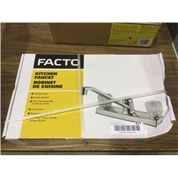 Facto Chrome Finish Kitchen Faucet