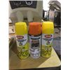 Image 1 : Paint Primer and Rust Paint Spray Cans Lot of 3