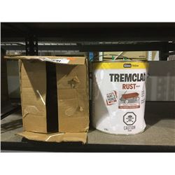 Lot of 2 x 3.78L TremcladRust Paint yellow