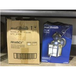 Lot of 2 Zenith motion activated coach lamps