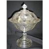 Image 1 : Pattern glass-11.5 covered compote
