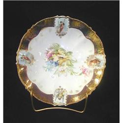 R.S. Prussia-9 Tiffany border portrait medallion 