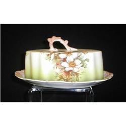 Cheese Dish-floral on 10.5 undertray