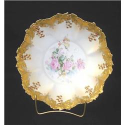 R.S. Prussia-10.75 satin finish bowl with excepti