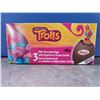 Image 1 : 24 BOXES OF 3 PACK 'TROLL MOVIE' CHOCOLATE EGGS