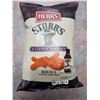 Image 1 : TWELVE BAGS OF HERR'S BBQ FLAVOURED CHEESE CURLS