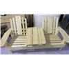 Image 1 : CHILDRENS DOUBLE CHAIR (51" X 18" X 24")