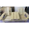 Image 2 : CHILDRENS DOUBLE CHAIR (51" X 18" X 24")