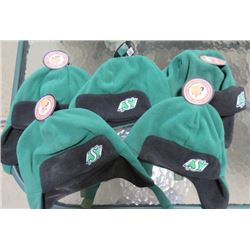 LOT OF 5 SASKATCHEWAN ROUGHRIDERS TODDLER HATS