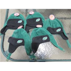 LOT OF 5 SASKATCHEWAN ROUGHRIDERS TODDLER HATS