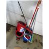 Image 2 : LOT OF MOPS, PAILS, BROOMS, ETC…