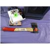 Image 2 : LOT INCLUDING, HOUSEHOLD LAMP, HEATER, HATCHET, ETC...