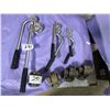 Image 1 : LOT INCLUDING 3 PIPE AND ROD BENDERS AND 4 STEEL CASTERS