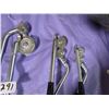 Image 2 : LOT INCLUDING 3 PIPE AND ROD BENDERS AND 4 STEEL CASTERS