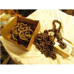 TWO HEAVY DUTY CHAINS