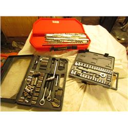 THREE ASSORTED SOCKET SETS (NOT COMPLETE)