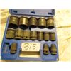 Image 1 : 16 PIECE 1/2" DRIVE SOCKET SET (9/16 MISSING)