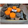 Image 2 : LOT OF JARS OF NAILS, BAG OF ANCHORS, MISC TRAY