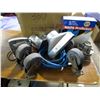 Image 1 : LOT INCLUDING, LARGE CASTERS, AIR HOSE, JIG SAW, DUCTING