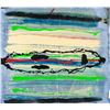 Image 1 : M'Lilo Oil/Canvas Abstract #63 “Le Mask Afrique”