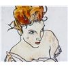 Image 3 : Egon Schiele Austrian Graphite Watercolor 1917