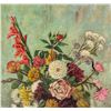 Image 3 : Antique Oil Canvas Still Flowers in Vase Signed