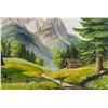 Image 4 : Max Wustner Bavarian Oil on Canvas Landscape